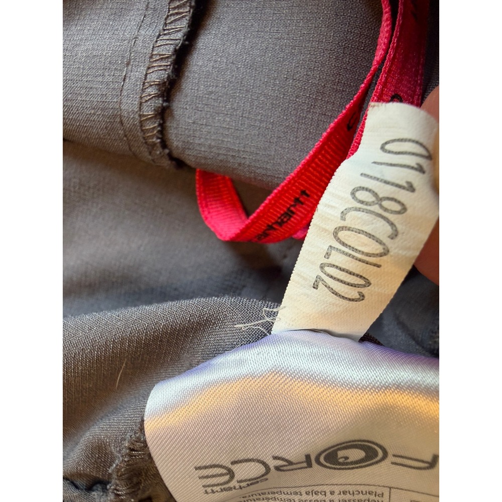 Carhartt Force Scrub Pants Large Grey Cargo Medical Nursing Womens Utility - Picture 4 of 14